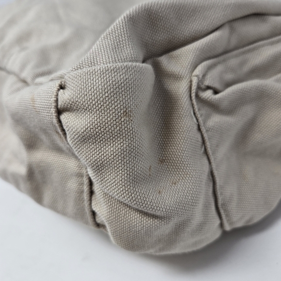 ALPHA GAMMA DELTA AGD SORORITY BEIGE KHAKI MESSENGER BAG BOOK TOTE WOMEN COTTON - Picture 10 of 16